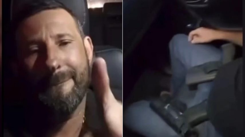 Deputado estadual Giovani Ratinho (Solidariedade), do Rio de Janeiro, publicou um vídeo nas redes sociais em que aparece com armas no colo e faz ameaças a “supostos políticos”. (Foto: Reprodução/Redes sociais)