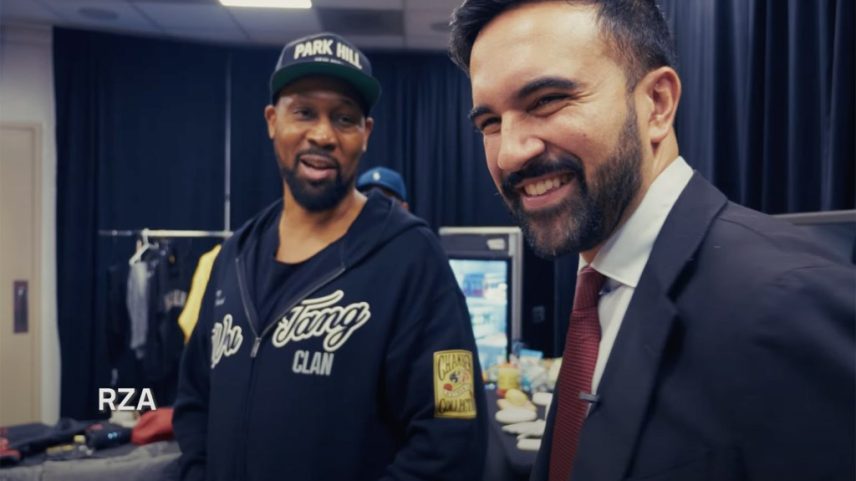 Zohran Mamdani compartilhou um vídeo de campanha dele nos bastidores com Wu-Tang Clan, Killer Mike, Jadakiss e mais no Madison Square Garden. (Foto: Reprodução)