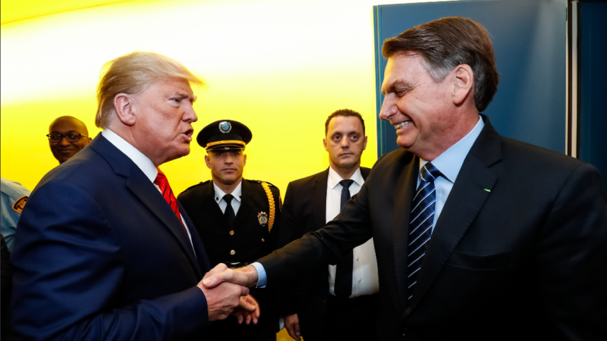 Donald Trump e Jair Bolsonaro. (Foto: Alan Santos/PR)