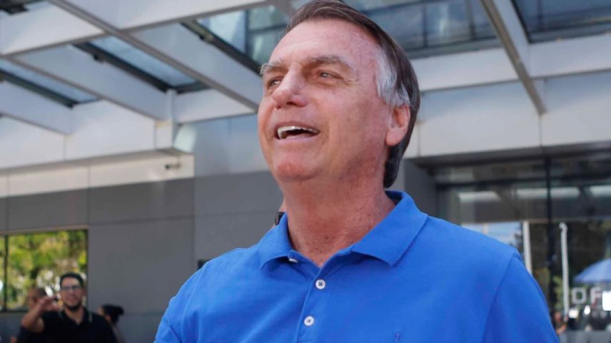 O ex-presidente da República Jair Messias Bolsonaro usou rede social para mandar mensagem bíblica após taxação de Trump (Foto: Wilton Junior / Estadão)