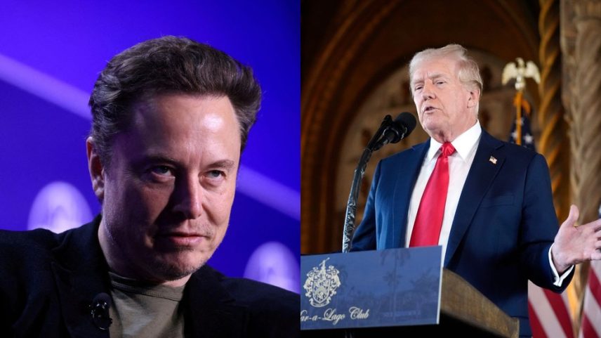 Elon Musk (à esquerda), bilionário e dono da rede social X, e Donald Trump, presidente dos EUA. (Foto: David Swanson/Reuters/Alex Brandon/AP)