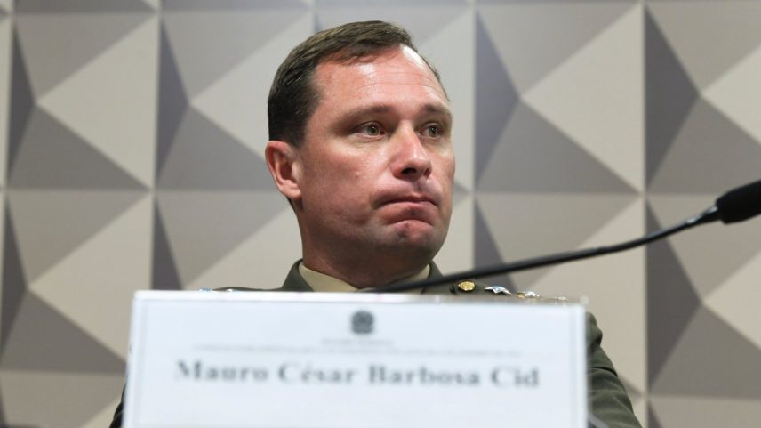 Mauro Cid, ex-ajudante de ordens de Jair Bolsonaro (Foto: Edilson Rodrigues/Agência Senado/Divulgação)