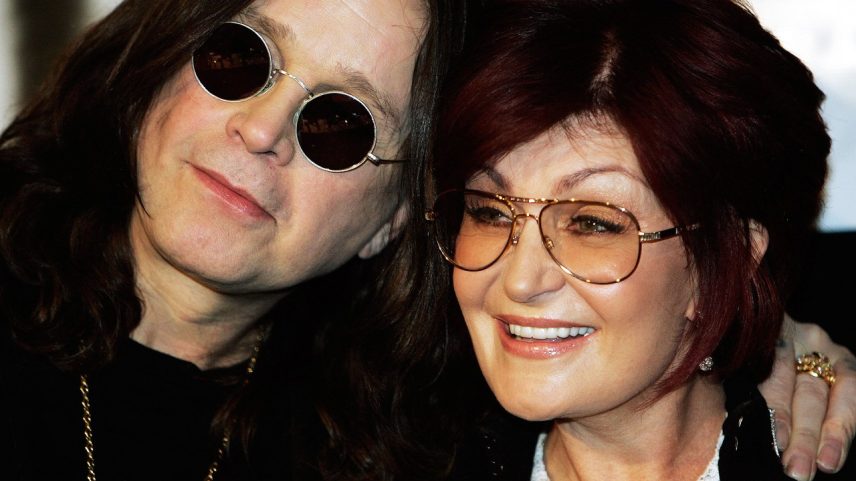 Ozzy Osbourne e Sharon Osbourne (Foto: Hector Mata/AFP)