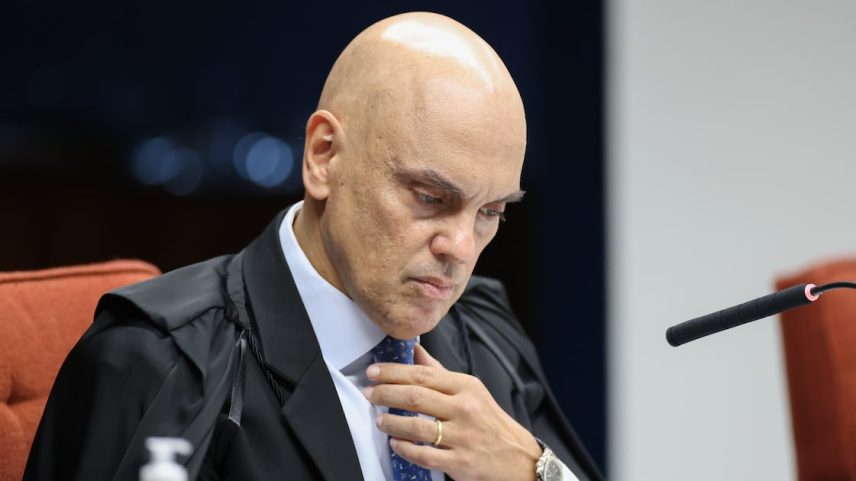 Ministro Alexandre de Moraes foi alvo de sanção imposta pelo governo dos EUA (Foto: Antonio Augusto/STF)
