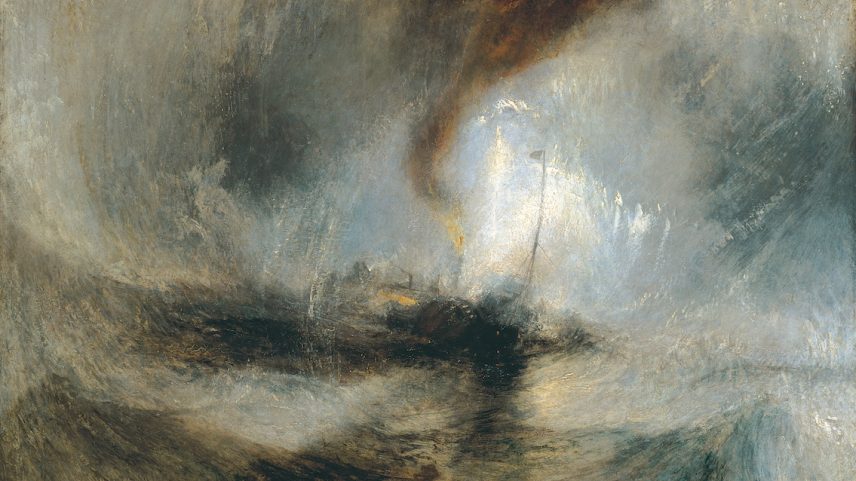 Tempestade de neve - barco a vapor na boca de um porto, c. 1842 (Foto: J.M.W. Turner, Tate Britain)