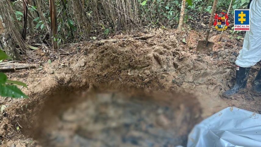 As oito vítimas foram localizadas após mais de dois meses de desaparecimento. (Foto: Ministério Público da Colômbia, Semana)