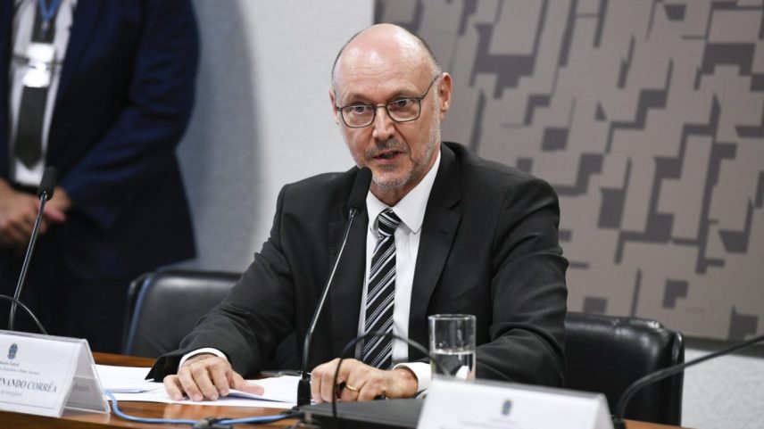 Diretor-geral da Agência Brasileira de Inteligência (Abin), Luiz Fernando Corrêa (Foto: Roque de Sá/Agência Senado)