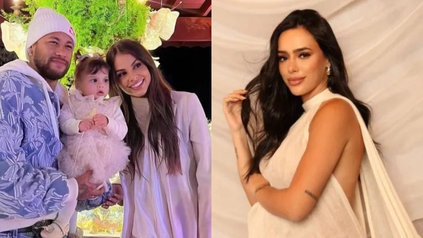 Bruna Biancardi reapareceu no noticiário de celebridades por um motivo inusitado: ela compareceu à festa de 1 ano de Helena, filha de Neymar com Amanda Kimberlly, mulher com quem o jogador se envolveu durante o relacionamento com Bruna (Foto: Reprodução/Instagram)