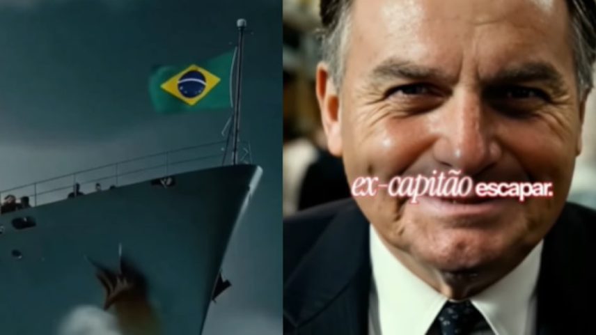 Em novo vídeo feito por IA, PT compara Brasil a um navio que pode 'afundar para ex-capitão se salvar' (Foto: @ptbrasil via Instagram)