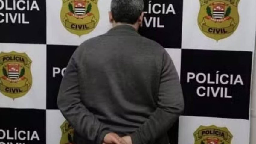 Foragido há quase três anos, professor condenado por estuprar 18 alunas foi preso (Foto: Divulgação/Polícia Civil)