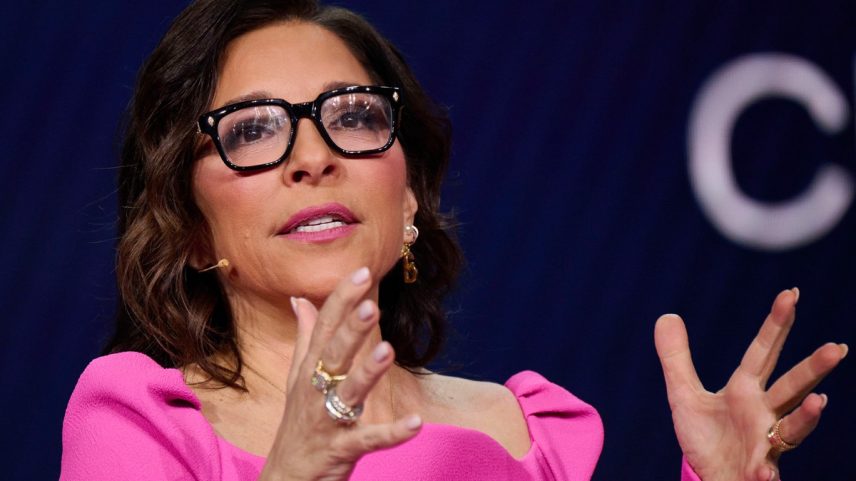 Linda Yaccarino, CEO da rede social X (Foto: Bloomberg)