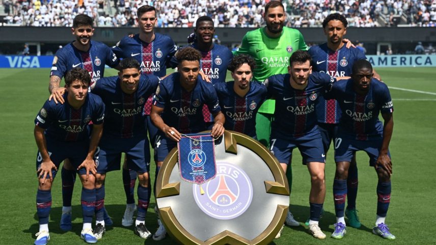 PSG se classificou à final do Mundial após golear o Real Madrid por 4 a 0 (Foto: Paul ELLIS / AFP)