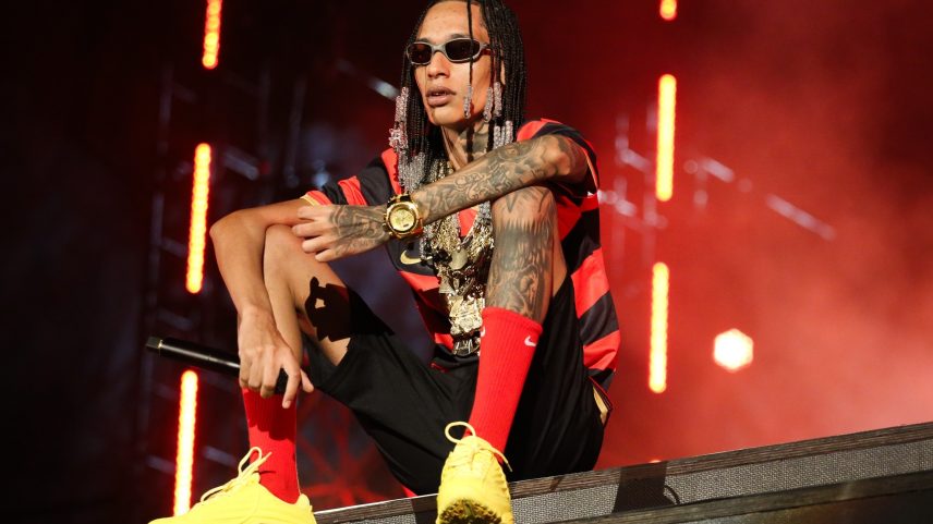 Show da cantor Oruam, no palco Sunset, durante o primeiro dia do primeiro final de semana do festival Rock in Rio (Foto: Filipe Reveles/Photo Premium/Folhapress)