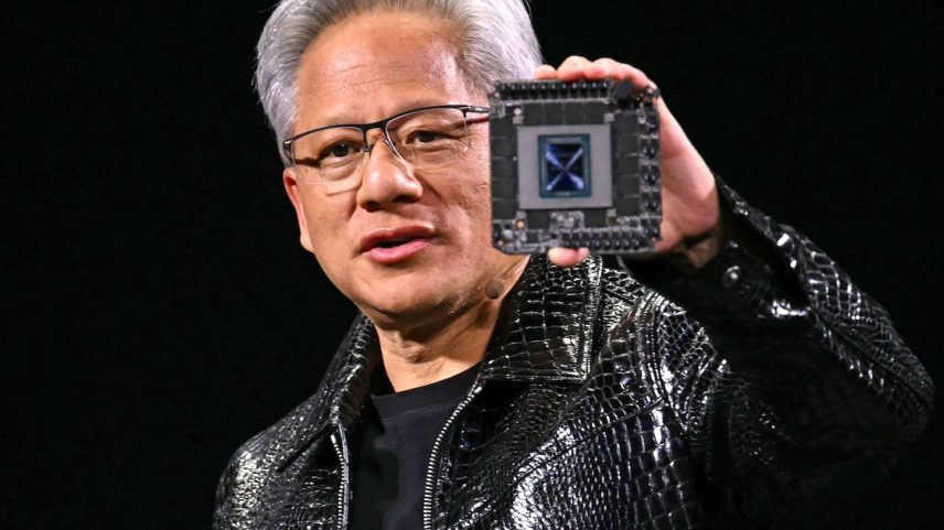 Jensen Huang cresceu limpando banheiros em um internato e foi lavador de pratos em uma lanchonete; hoje, comanda a empresa mais valiosa do mundo (Foto: Patrick T. Fallon/PATRICK T. FALLON)