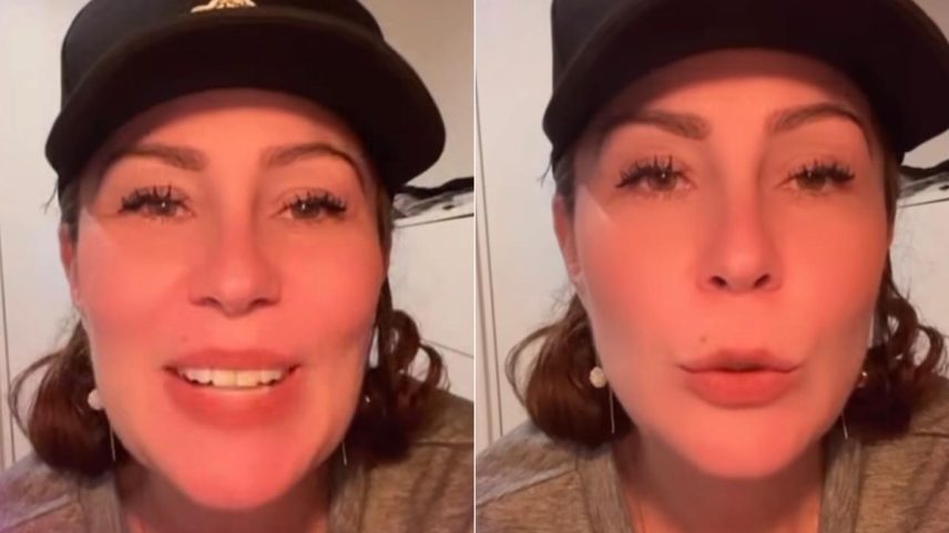 Carla Zambelli em vídeo publicado neste sábado em conta reserva no Instagram (Foto: Reprodução/Redes sociais)