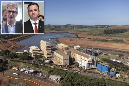 Cabo de guerra. O governador pretendia privatizar a Codemig, detentora da mina em Araxá. Pacheco, pré-candidato ao comando do estado, é um defensor da federalização (Foto: Léo Lara/CBMM, Andressa Anholete/Agência Senado e Washington Costa/Ministério da Economia)