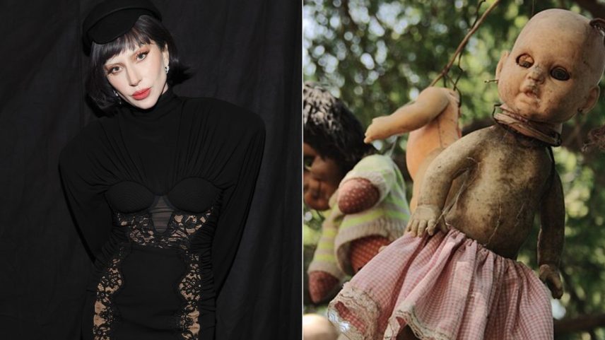 Lady Gaga teria gravado clipe em ilha no México famosa por relatos de bonecas que andam sozinhas (Foto: Reprodução/Instagram e Esparta Palma/Wikimedia Commons)