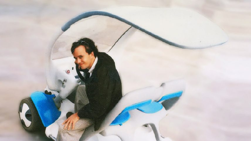 Dan Sturges, que fundou a trans2, uma empresa que construiu veículos de baixa velocidade (Foto: Courtesy of Dan Struge)
