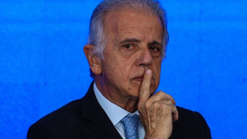 Ministro da Defesa, José Múcio, em evento no Palácio do Planalto (Foto: Brenno Carvalho/Agência O Globo/12-02-2025)
