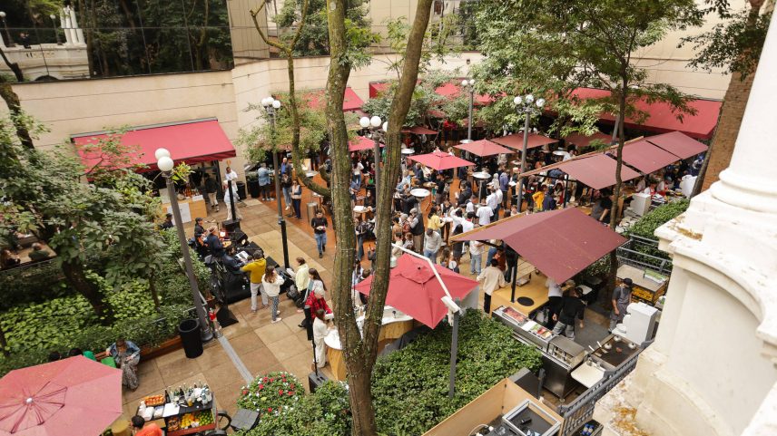 Edição anterior do Pátio Gourmet, no shopping Pátio Higienópolis (Foto: nicolas calligaro/Divulgação)