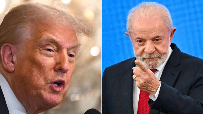 Donald Trump e Lula (Foto: Montagem com fotos da AFP)