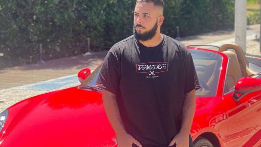 Wesley Pessano estava dirigindo seu Porshe vermelho no momento do crime (Foto: Reprodução)