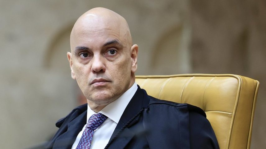 Ministro Alexandre de Moraes durante sessão no plenário do STF (Foto: Fellipe Sampaio /STF/25-06-2025)