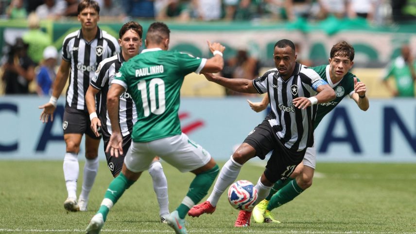 Palmeiras e Botafogo fizeram confronto brasileiro pelo Mundial de Clubes (Foto: Francois Nel/Getty Images/AFP)