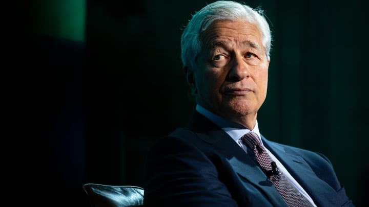 Jamie Dimon, diretor executivo do JPMorgan Chase & Co., durante o Fórum de Força de Trabalho da Business Roundtable em Washington, DC, EUA, na terça-feira, 17 de junho de 2025. (Foto: Al Drago | Bloomberg | Getty Images)