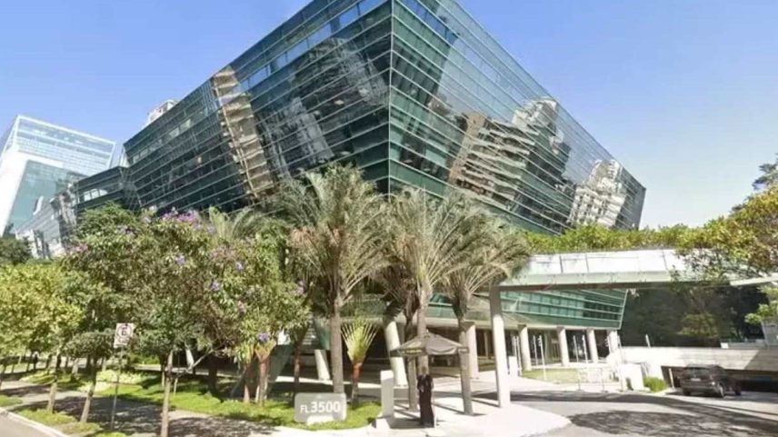 Prédio do Itaú na Faria Lima, em São Paulo (Foto: Reprodução/VEJA)