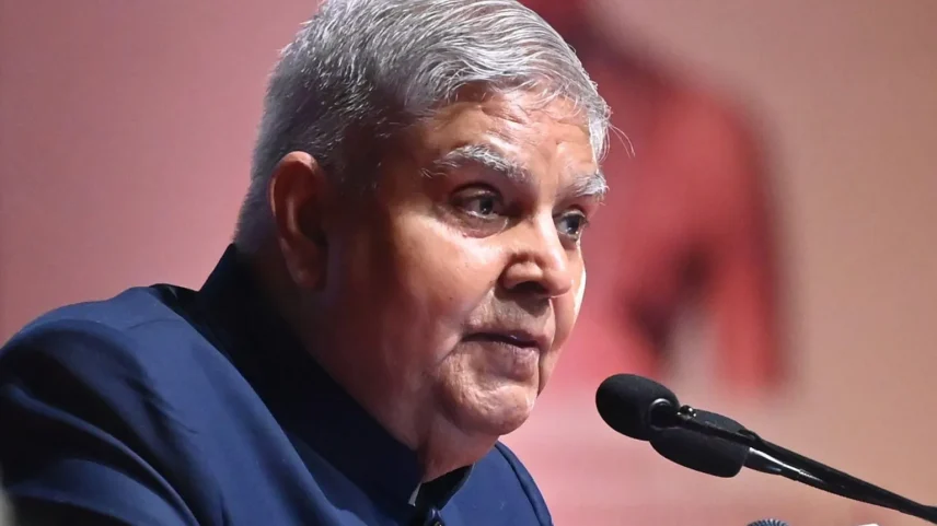 O mandato de Jagdeep Dhankhar como vice-presidente deveria terminar apenas em 2027 (Foto: Getty Images)
