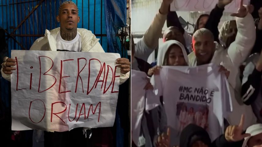 Poze do Rodo faz protesto a favor de Oruam (Foto: Reprodução/ Instagram)