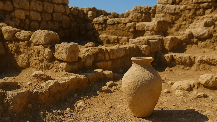 Khirbet Qana pode ser o verdadeiro local da transformação da água em vinho. (Foto: Reprodução)