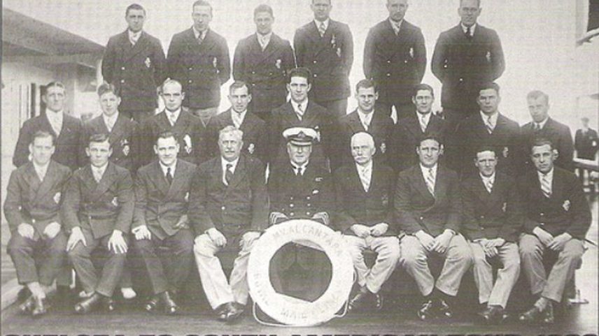 Delegação do Chelsea em excursão à América do Sul, em 1929 (Foto: Arquivo/Chelsea)