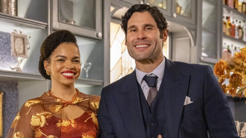 Jeniffer Nascimento e Dudu Azevedo em 'Êta Mundo Melhor!' (Foto: Fábio Rocha/TV Globo)