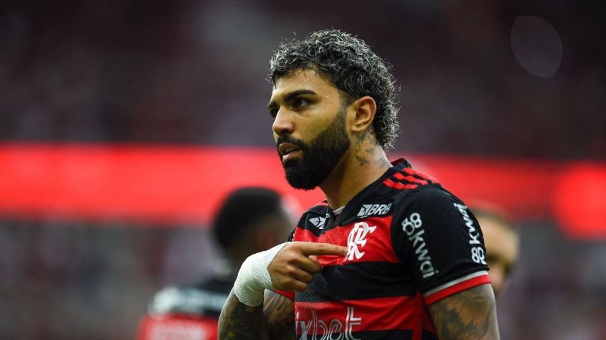 Gabigol foi absolvido em caso de violação de regras antidoping, pelo Flamengo em 2023 (Foto: Marcelo Cortes / CRF)