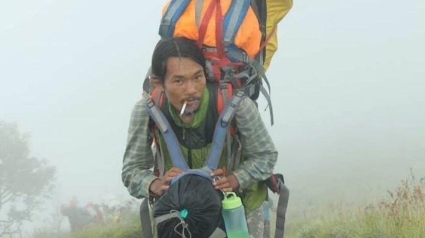 Agam Rinjani, montanhista indonésio voluntário que participou do resgate do corpo de Juliana Marins (Foto: Agam_rinjani/Instagram)