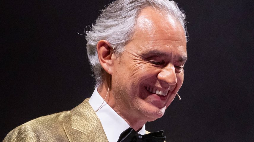 Tenor italiano Andrea Bocelli (Foto: Andre Velozo/Divulgação)