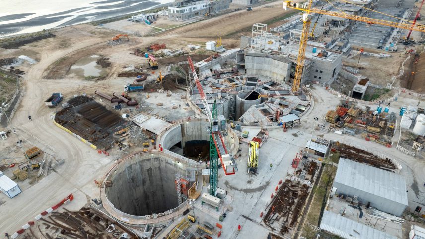 Obras do sistema Riachuelo, operadas pela AySA, a empresa de água e saneamento da Grande Buenos Aires (Foto: Divulgação AySA)