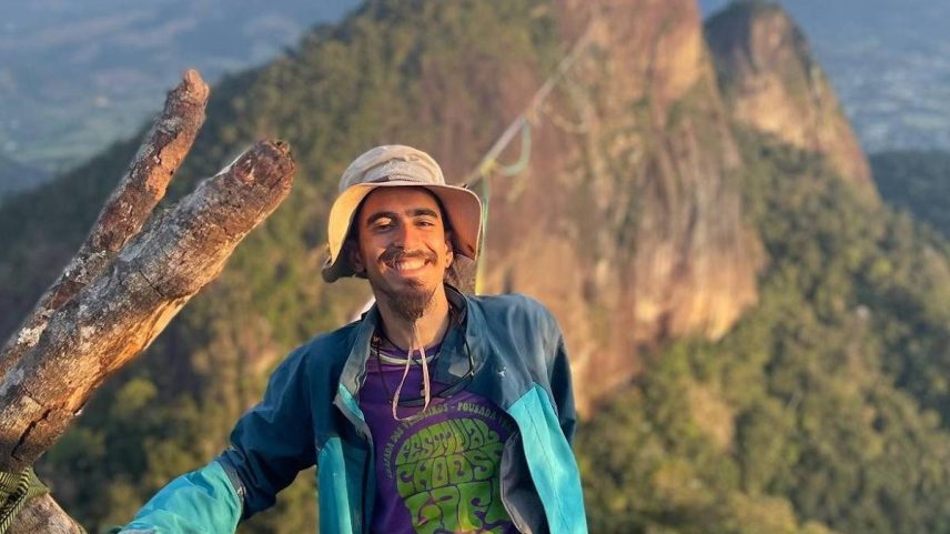 Gustavo Guimarães Rodrigues, 29, o Gusta, que morreu após queda de 50 m na Chapada dos Veadeiros, em Goiás (Foto: Divulgação/ISA)