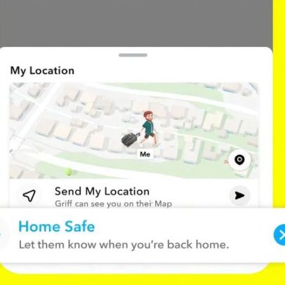 Snapchat notificará seus amigos quando você chegar em casa com segurança