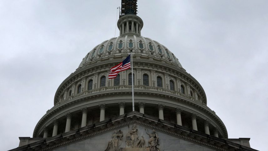 Detalhe da cúpula do edifício do Capitólio, em Washington, EUA (Foto: Leah Millis/Reuters)