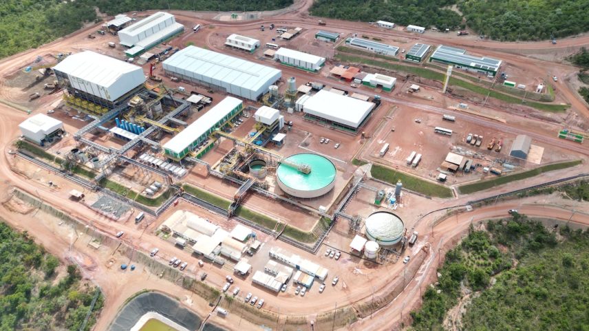Operação de terras raras da mineradora Serra Verde em Minaçu (GO) (Foto: Divulgação/Mineração Serra Verde)