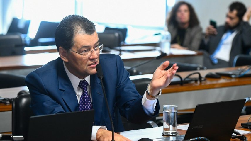 Líder do MDB no Senado, Eduardo Braga (Foto: Carlos Moura/Agência Senado)