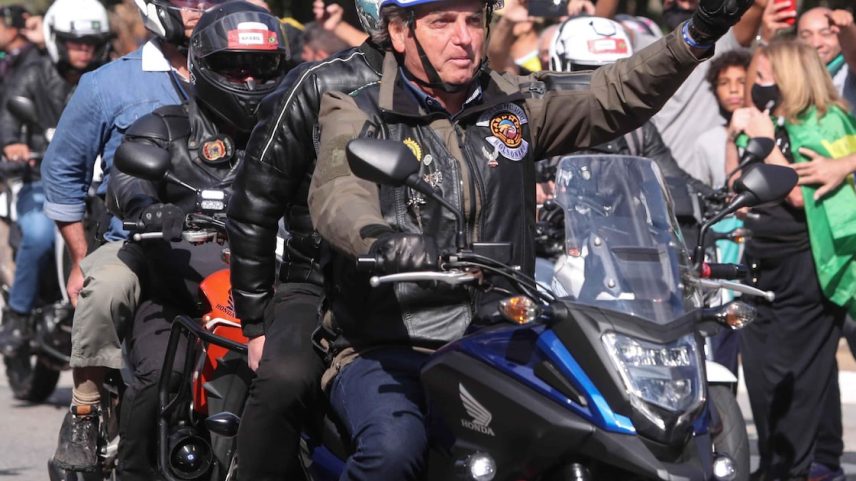 Ex-presidente já participou de motociatas anteriores. (Foto: Werther/Estadão)