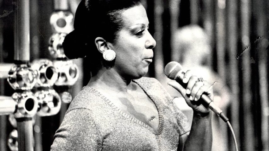 Elizeth Cardoso em 1976 (Foto: UH)