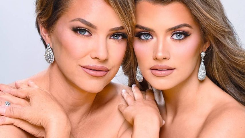Arian Archer, Miss Texas 1994, e a filha Sadie Schiermeyer, Miss Texas 2025 (Foto: Reprodução)