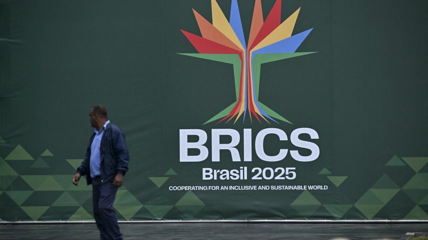 Reunião do Brics 2025 será realizada no Museu de Arte Moderna, no Rio de Janeiro (Foto: Mauro Pimentel/AFP)