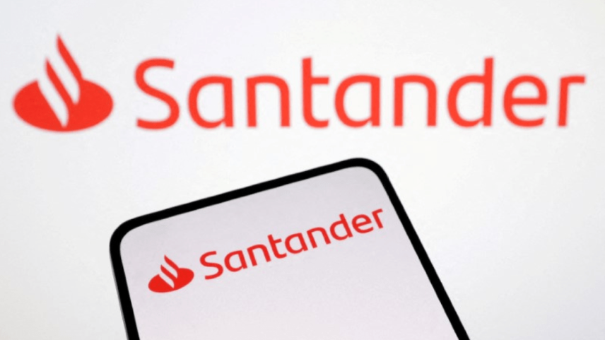 Logotipo do banco Santander em ilustração - 12/03/2023 (Foto: REUTERS/Dado Ruvic)