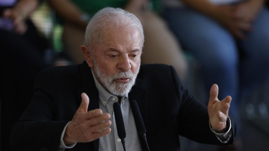 Presidente da República Luiz Inácio Lula da Silva durante o lançamento do Plano Safra 2025/26 da agricultura familiar realizado na manhã desta segunda-feira, 30, no Palácio do Planalto em Brasília (Foto: Wilton Junior/ Estadão)